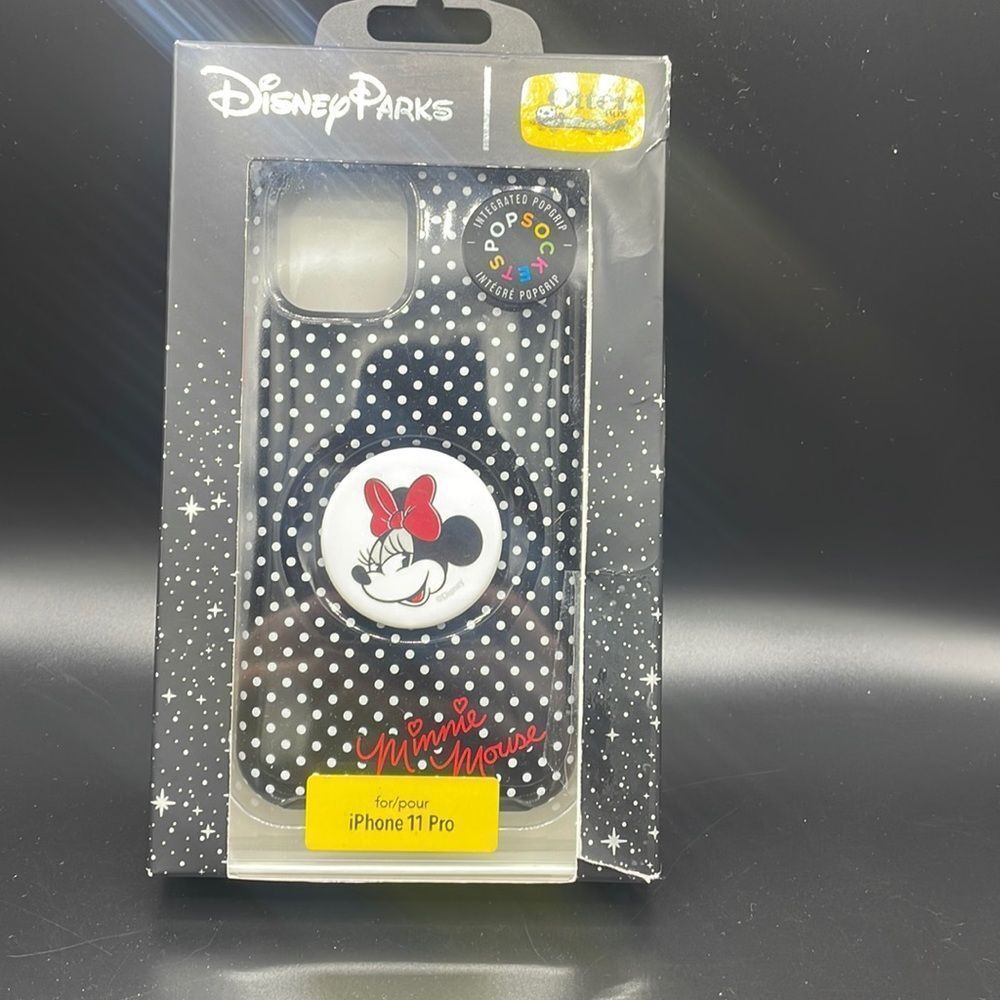 Disney Otterbox Symmetry iPhone 11 Pro Minnie Mouse Polka Pop Grip Phone Case